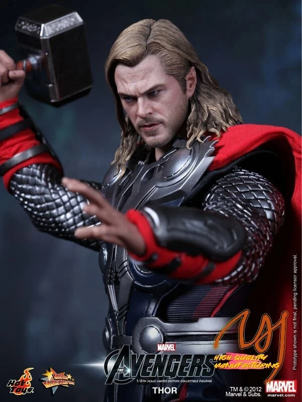EM ESTOQUE Boneco de ação Hot Toys MMS 146 Thor Chris Hemsworth Marvel 12 polegadas NOVO - Imagem 3 de 3
