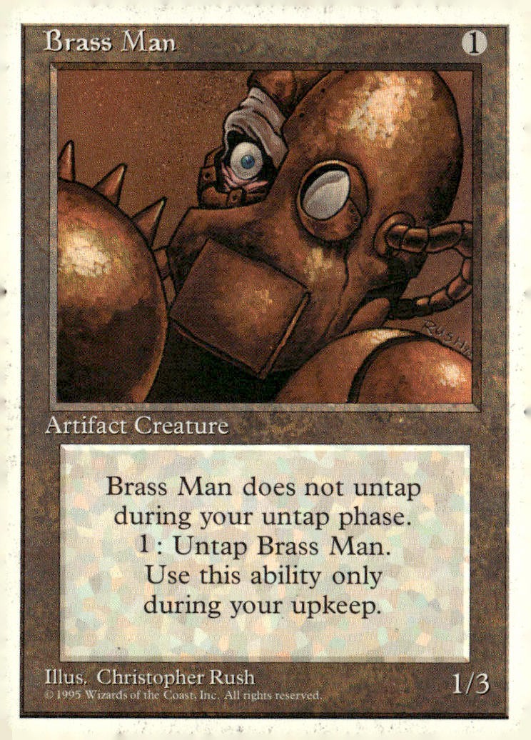Fourth Edition Brass Man
