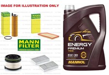 FOR NISSAN QASHQAI 1.5 dCi 2010-2015 PREMIUM SERVICE KIT FILTERS + 5L OIL 5W30