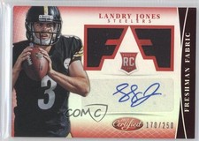 2013 Certified Freshman Fabric Mirror Red Signatures /250 Landry Jones Auto 0q5