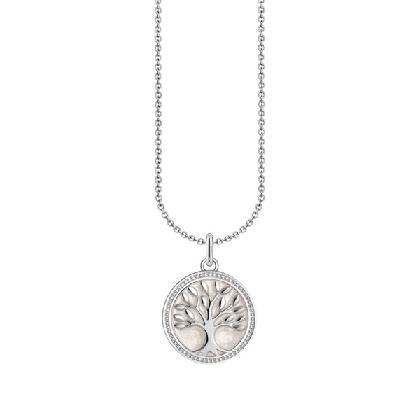 Thomas Sabo Halskette Mit AnhäNger Tree Of Love Silber KE2220-007-21-image