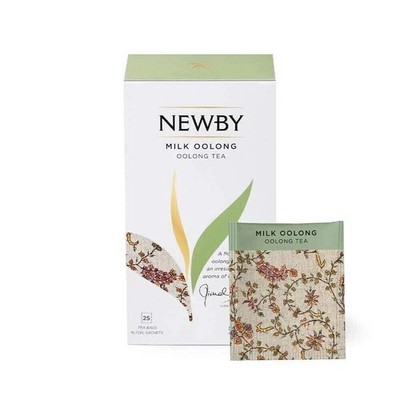 Newby Milk Oolong Tee, biologisch abbaubar 25 Teebeutel kostenloser Versand w...