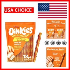 Delicious Rawhide-Free Chicken Treats for Senior Dogs - Highly Digestible 6.7 Oz