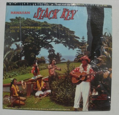 1962 Gabby Pahinui Hawaiian Slack Key Guitar Instrumental Vol. 2 Record 33 LP
