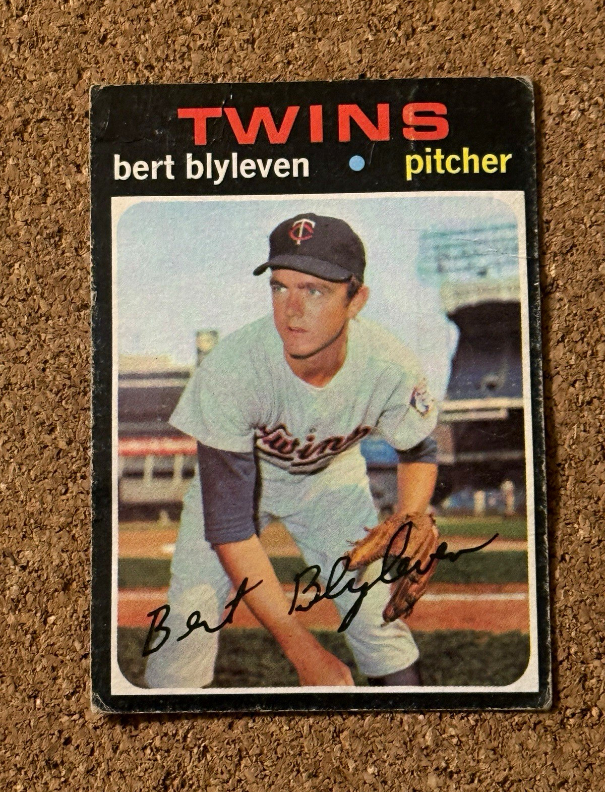 Topps 1971 Bert Blyleven #26 Rookie RC Base Set Minnesota Twins MLB