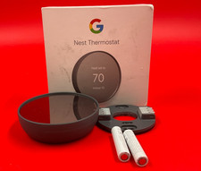 Google Nest Thermostat 4th Generation Charcoa...