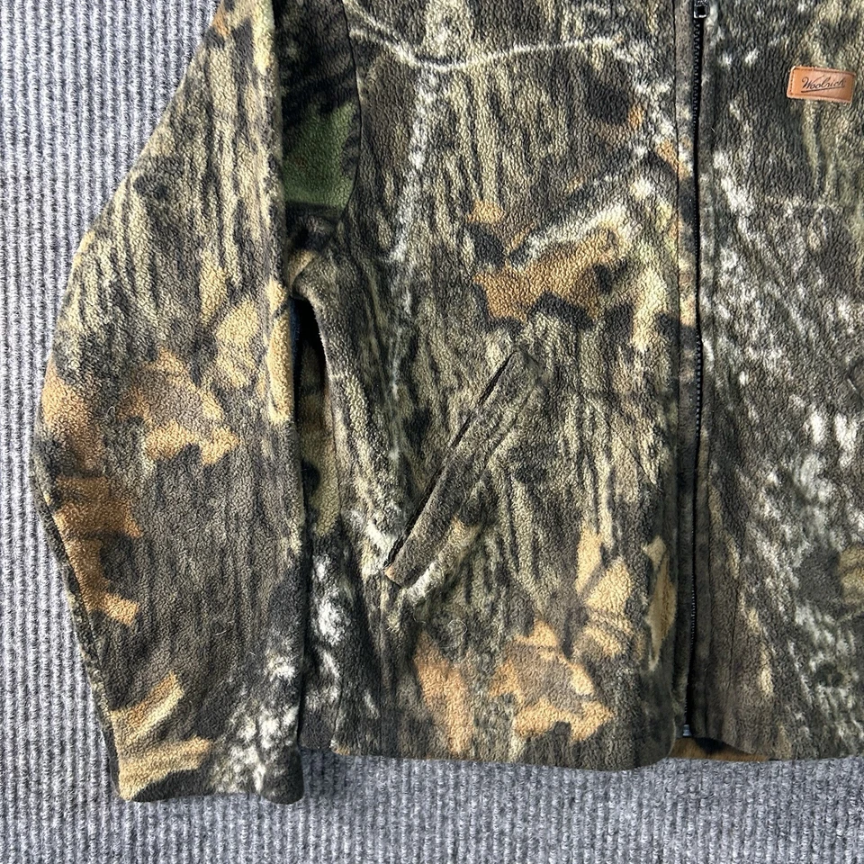 Vintage Hunting Jacket Boys Medium Realtree Camo Zip Up Hoodie Woolrich - Image 4 of 4