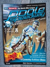Poole Pirates v Coventry 15/04/ 2009 programme speedway Blank