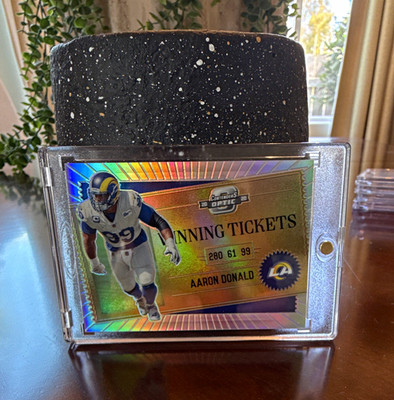 Panini 2020 Contenders Optic Winning Tickets Aaron Donald Rams #WT10 Insert