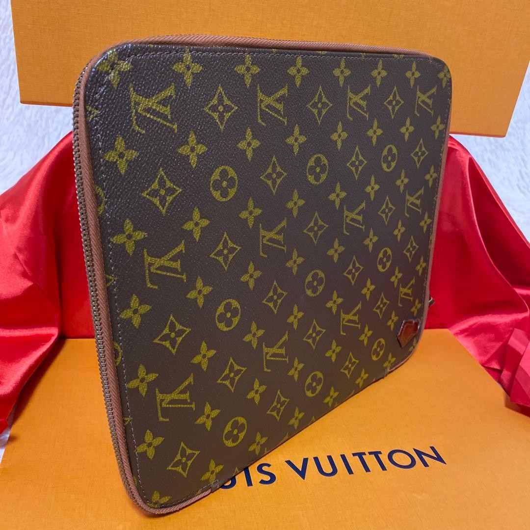 Louis Vuitton Monogram Pouch Document Case Clutch… - image 4