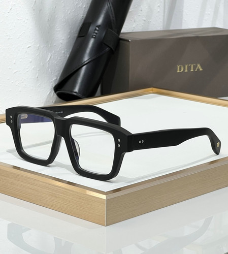 DITA ELIUX DTS751 Matte Black Square Eyeglass Frames 54-17-150 Japan