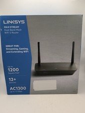 Linksys MR6350 Wireless WiFi5 AC1300 Dual-Band Mesh Router   High Speed Internet