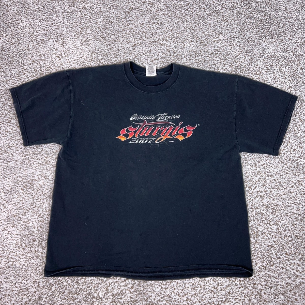 Vintage Sturgis Rally Shirt Mens XL Black 2007 Legendary