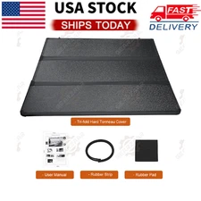 Hard Tri-Fold Bed Cover Truck Tonneau Cover for 2022 2023 2024 Tundra 5.5FT Urvd