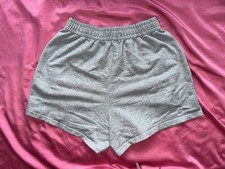 Grey Cotton Women  s Short Size M