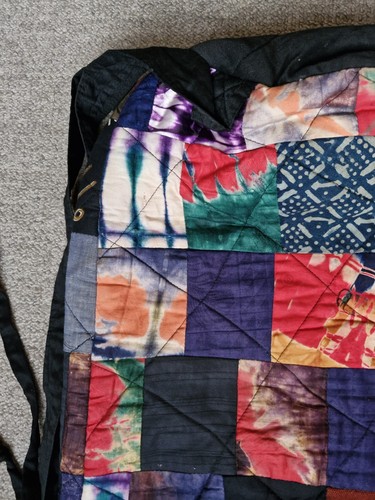 Large African Print Quilted Patchwork Drawstring Bag by Mawuli Okudzeto - Picture 8 of 20