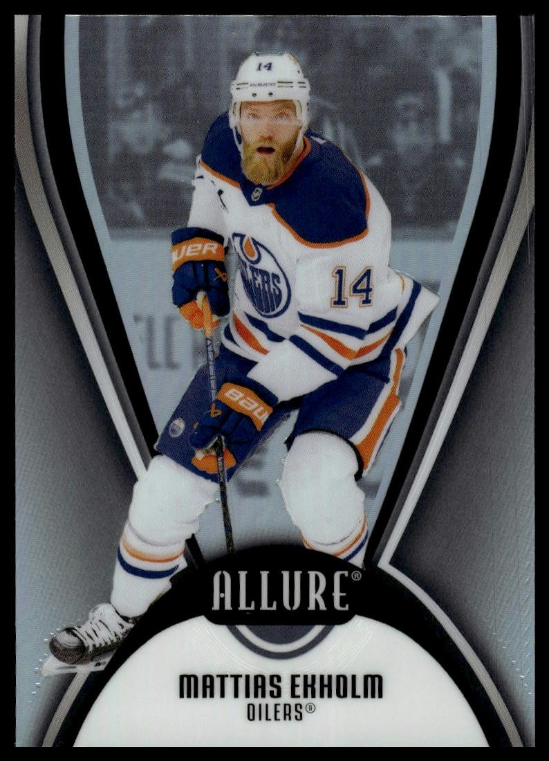 2025-26 Upper Deck Allure #46 Mattias Ekholm Black Rainbow