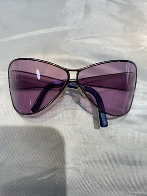 Romeo Gigli Sunglasses Men Woman Silver Frame Pink RG51706 Side Lenses U2 Bono