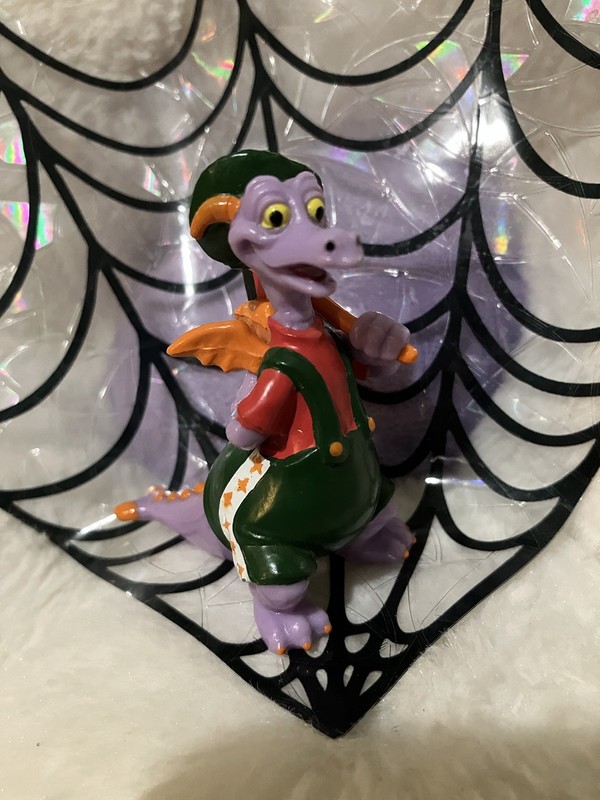 Disney World Epcot 2.75" Figment Purple Dragon PVC Figure WDW Lederhosen Germany