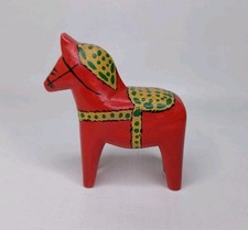 Hand Painted Wooden Donkey Wood Decor