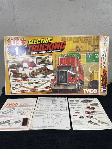 1981 Tyco US1 Electric Trucking 3210 INTERSTATE Set BOX ONLY HO Scale