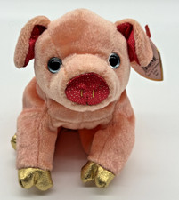Ty Beanie Baby - THE PIG Chinese ZODIAC With Tag Plush Stuffed Animal Toy