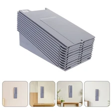  3 Sets Wall Cards Rack Time Holder: Wall Mounted Cards Plastic Holder With 10