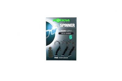 Spinner Hook Sections Kurv Micro Barbed Size 4 KCR130 Ready Ready Ready Pre...
