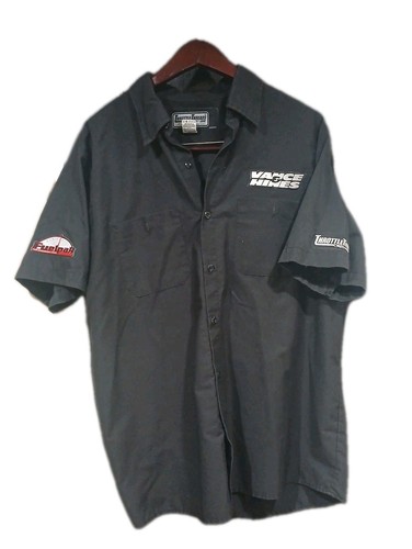 Throttle Threads Vance & Hines Short Sleeve Shirt - Black Large 