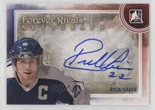 2012-13 ITG Forever Rivals Series Auto Rick Vaive #A-RVA Auto 2d8