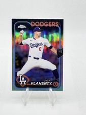 2024 Topps Chrome Update Jack Flaherty #USC114 Refractors Los Angeles Dodgers