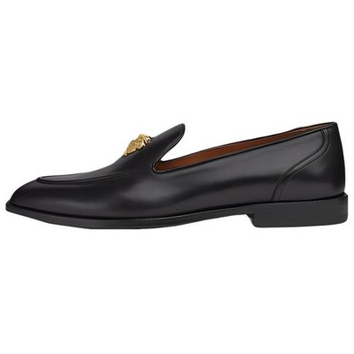 VERSACE La Medusa Slippers 'Black Gold' 1003794-1A00693_1B00V