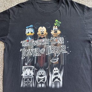 DISNEY TOWER OF TERROR ミッキー Tシャツ XL 美品 Disney Tower of Terror Shirt for sale | eBay