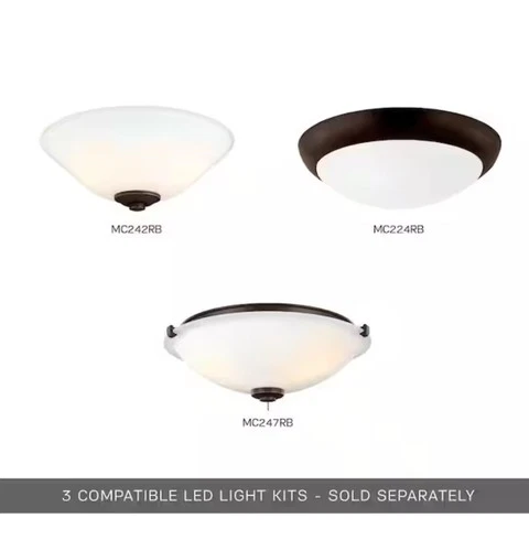 Monte Carlo Colony Super Max 60" Indoor/Outdoor Roman Bronze  Fan 5CSM60RB - Picture 5 of 7