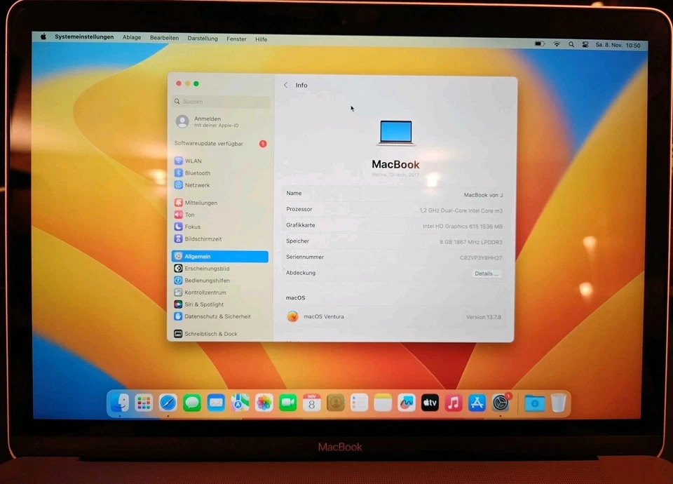 MacBook 12“, 2017, Core m3, 256GB, 8GB RAM, Rose Gold - Bild 4 von 4