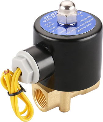3/8'' Brass Solenoid Valve, DC 12V Normally Closed for Water & Air