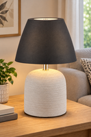 Briloner - LED Tischlampe Kabellos IP44 Mit Touch, Dimmbar, Keramikfuß