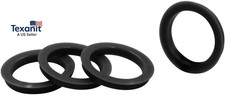 4 Pcs Poly Carbonate Hub Centric Rings OD 73.00Mm ID 65.10Mm Fits Alfa Romeo Gul