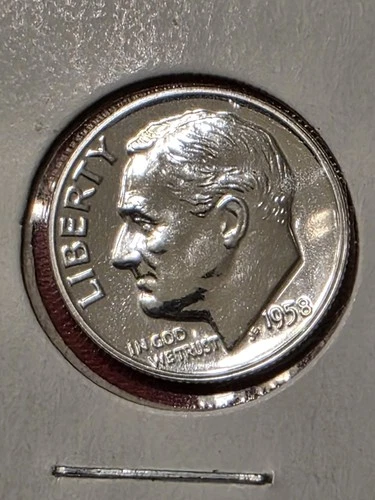 1958 Roosevelt Dime GEM PROOF