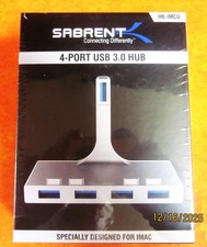 Sabrent HB-IMCU 4 Port USB 3.0 HUB - Designed for IMAC New, Sealed