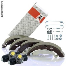 Bremsbacken + 2 Bremszylinder + Montagesatz hinten für Peugeot / Citroen