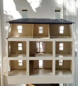 solid wood dollhouse