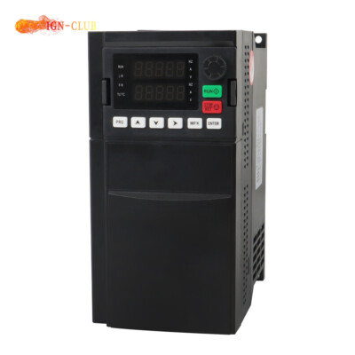 7.5KW Variable Frequency Drive Inverter VFD Single to 3 Phase 10HP CNC VSD 220V