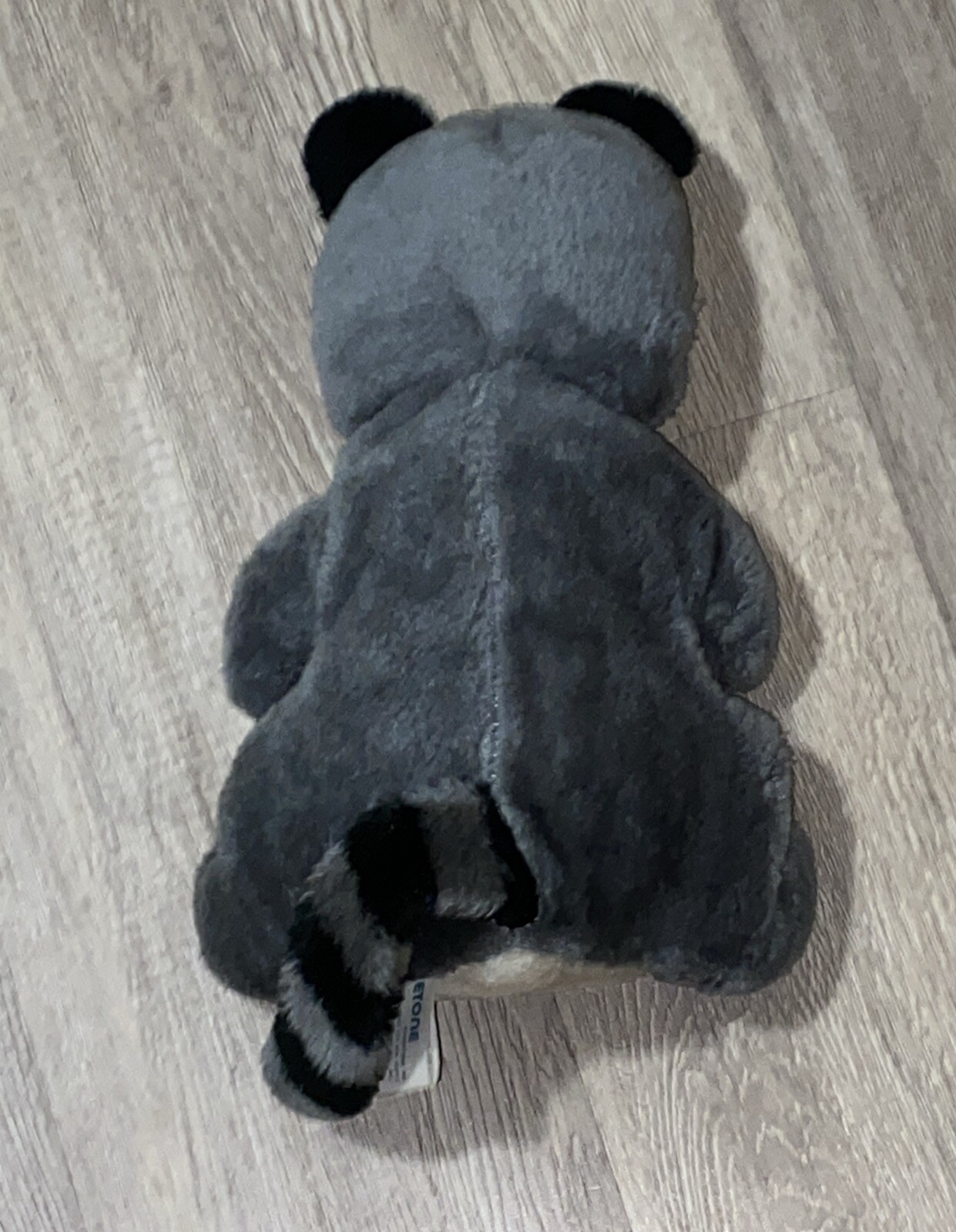 Vintage 1978 & 1981 Etone international Raccoon Plush set of 2 