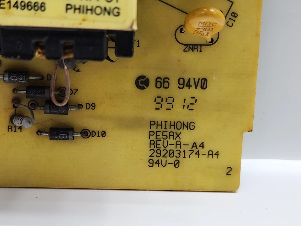 PHIHONG PE5AX PCB CARD 29203174-A4 REV A-A4 - Image 3 of 4