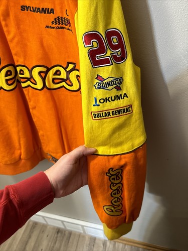 KELVIN HARVICK REESE’S CUP SIZE 4X NASCAR RACING JACKET RARE - Picture 12 of 19