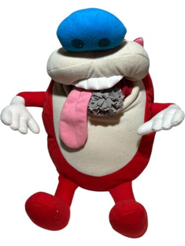 Nickelodeon's Pull-String Talking STIMPY Plush: Mattel 6 Different Phrases 1992 - Picture 2 of 6