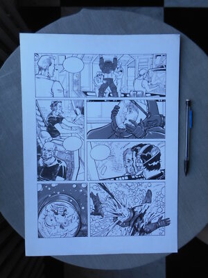 DYNAMIC PRO STUDIO NAGAI PLANCHE ORIGINALE ORIGINAL ART EN ÉTAT NEUF