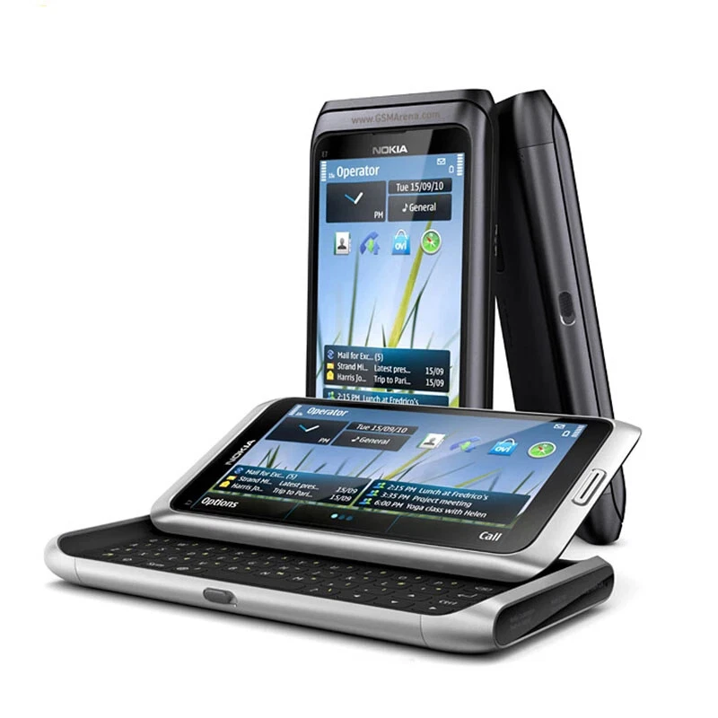Nokia E7 E7-00 Touch Screen Slide Keyboard 16GB Unlocked 3G Wifi Original Phone - Image 2 of 4