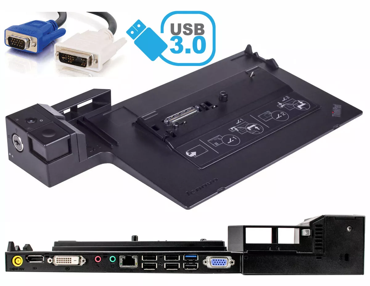 DOCKING STATION PORT REPLICATOR IBM LENOVO THINKPAD USB 3.0 X220 X230 X230i  DOC3